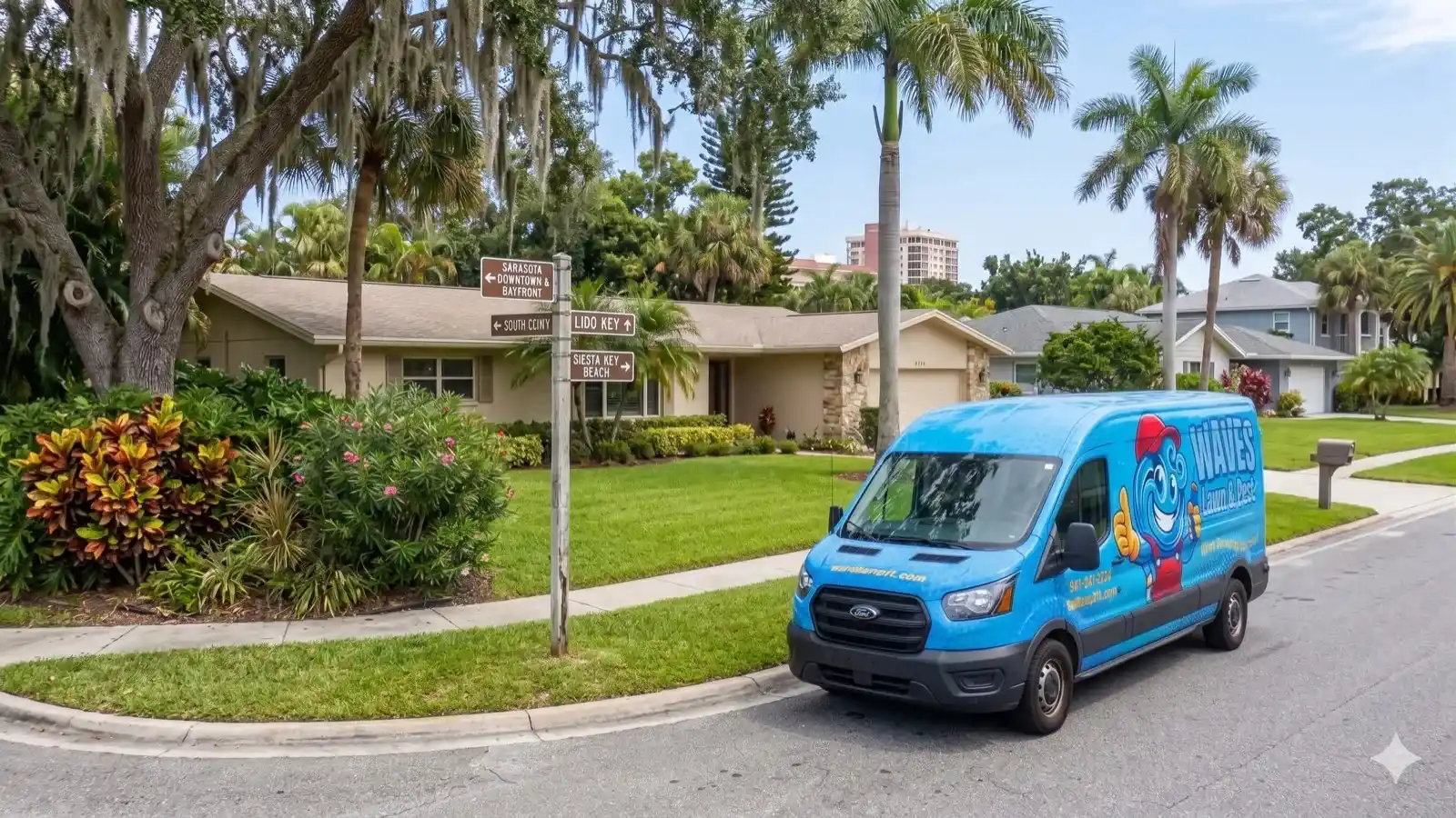 Sarasota FL Pest Control service vehicle